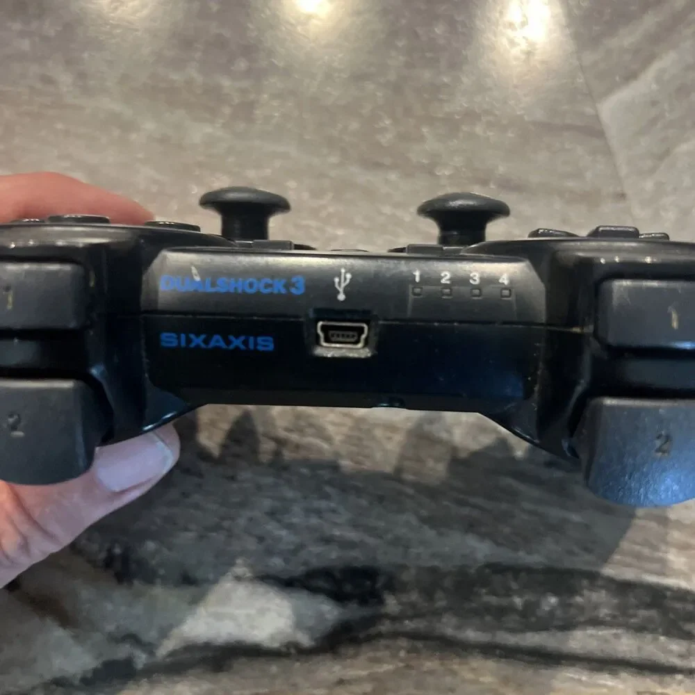 Sony PlayStation 3 DualShock 3 Sixaxis Controller, Black Ps3